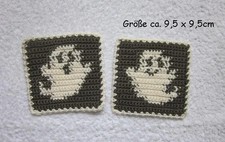 Untersetzer gehäkelt / Halloween / Geister