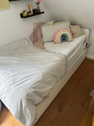 Bett zum ausziehen ikea - bett,