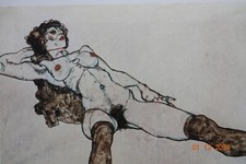 Egon Schiele Lithographie
