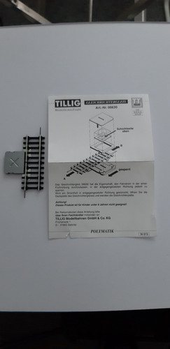 Gleichrichtergleis 57mm - , tt