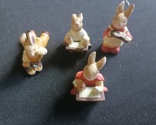 Osterhasen, Hasen Sammlung, Deko Figuren, 4 verschiedene top Zustand 