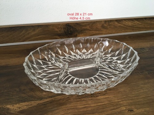 Glasschale meteor geteilt - glasschale,