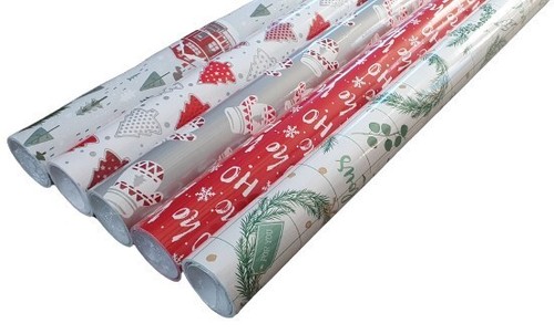 Rollen geschenkpapier - 5,