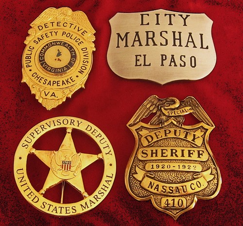 Obsolete police badges - ,