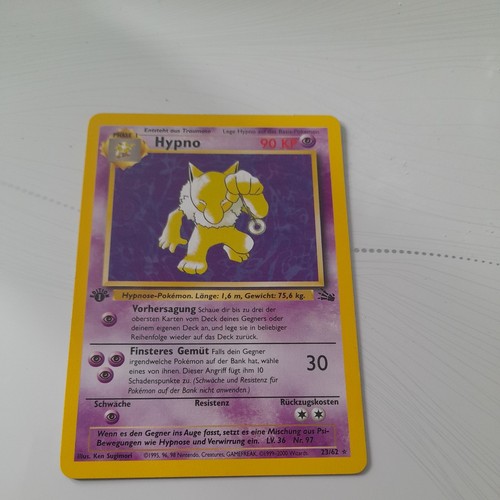 Hypno edition pokemon karte - edition,