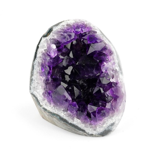 Amethyst stufe mit poliertem - stufe,