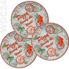 3er SET Pizzateller 33 cm