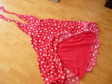 Sommerkleid 50er Jahre Stil, Damen 38  40 Pink weiße Punkte / wadenlang