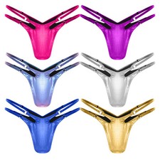 DE Damen G-String Mini  Panties Slim Ift Bikinislip Hipster Doppelbund T-Back 