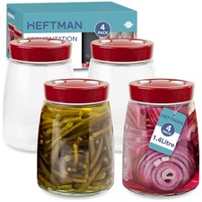 HEFTMAN Gärglas rot 1-fach