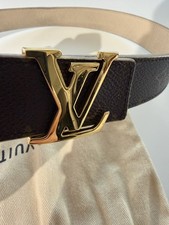 Louis Vuitton LV Initiales 30mm Monogram Wendegürtel Größe 80/32