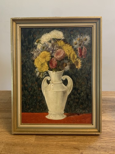 Vintage stillleben blumen - vintage,