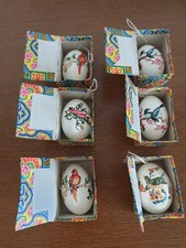  6 handbemalte Ostereier zum