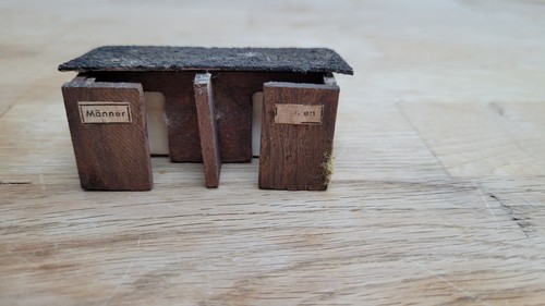 Spur toiletten haus holz - h0,