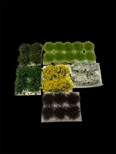 Tabletop Modellbahn Eisenbahn H0 Pflanzen Blumen Grasbüschel Bepflanzung