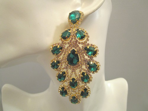 Strass ohrringe ohrstecker - strass,