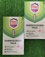 2,08€/Stück) 2x 3 Stück NEXA LOTTE SILBERFISCHCHEN Falle Leimfalle Versand 0€