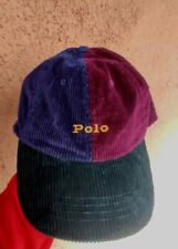 rare Polo Ralph Lauren  corduroy,colorblock Hat