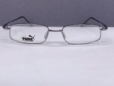 Puma Brille Herren Silber Rechteckig Vollrand  groß XL Metall 13232 Germany
