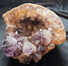 AMETHYST-DRUSE  Stbr. Juchem  18 cm x 17 cm x 13 cm alter Fund 90er