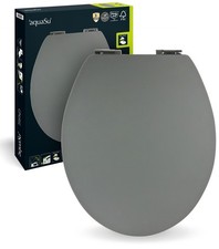 WC-Sitz Grau Holzkern