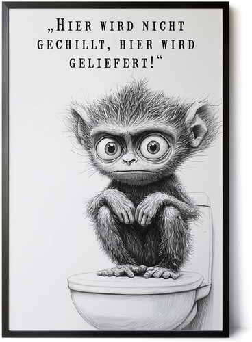 30x45cm rahmen schwarz - 30x45cm, –