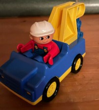 Lego Duplo Auto  Abschleppwagen Pannenhilfe   2617 Fahrer Figur Kran aus 2657