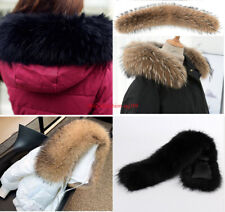 2025 Echtfell Pelzkragen Natur Waschbär Kragen Pelzkragen Echtpelz für Mantel