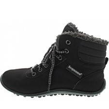 Leguano Kosmo Unisex Schnürstiefelette in Schwarz