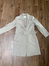 Oui Jacke Mantel Damen Beige Gr. M W Neu