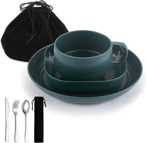 Reisebesteck set aus edelstahl - set,