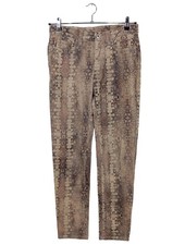 MAC Cordhose Damen Hose Gr. DE 40 braun-creme extravaganter Stil