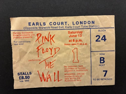 Pink floyd the wall - floyd, live