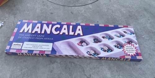 Mancala spiel massivholz - mancala,