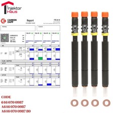 4x EJBR04201D Injektor Delphi