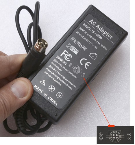 12v netzteil pin stecker - 5a,