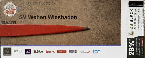 Ticket eintrittskarte hansa - ticket, /