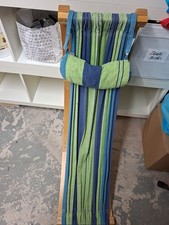 SoBuy Kinderhängematte mit Sicherheitsstopper Schaukelliege KMB16-J guter Zustan