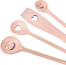 Kochlöffel Herz Gesicht Set