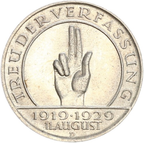 Weimarer republik reichsmark - republik, 3