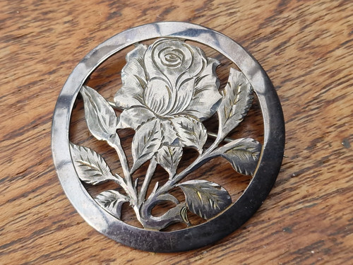 Antike jugendstil brosche - antike,