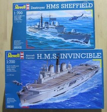 Schiff Modellbausätze, Revell 1/700, Nr. 05002 u. 05020, ungebaut