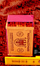 alte Streichholzschachtel, Haushaltware, Zündhölzer, Streichhölzer voll