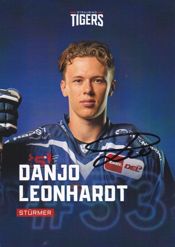 Autogrammkarte danjo leonhardt - autogrammkarte,