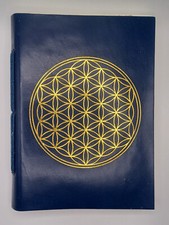 Schreibbuch Lebensblume blau