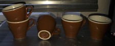 1 x ACF Espresso-Tasse ohne Unterteller - Mokkatasse - Tulpe braun