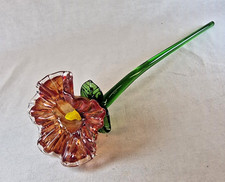 Große Glasblume Blume aus
