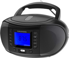 GRUNDIG GRB 3500 Tragbare Radio Boombox Mit Bluetooth, Integrierter Cd-Player, U