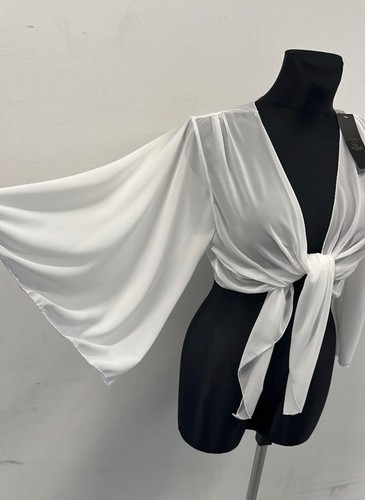 Damen chiffon bolero zum binde - damen,
