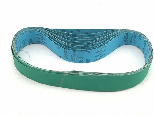 10x bosch j455 schleifbänder - 10x,